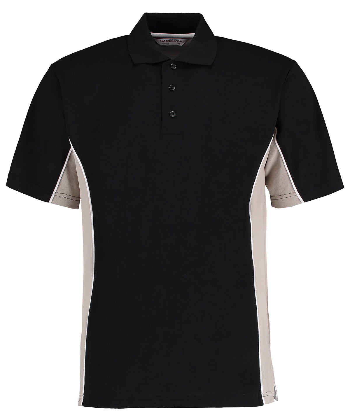 Track polo (classic fit) | black/grey/white