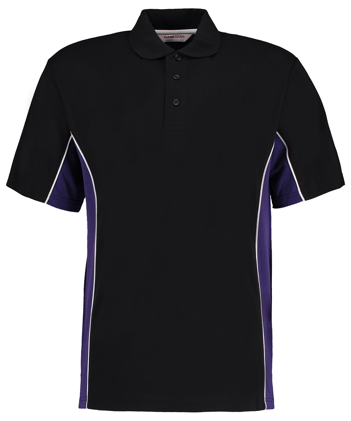 Track polo (classic fit) | black/purple/white
