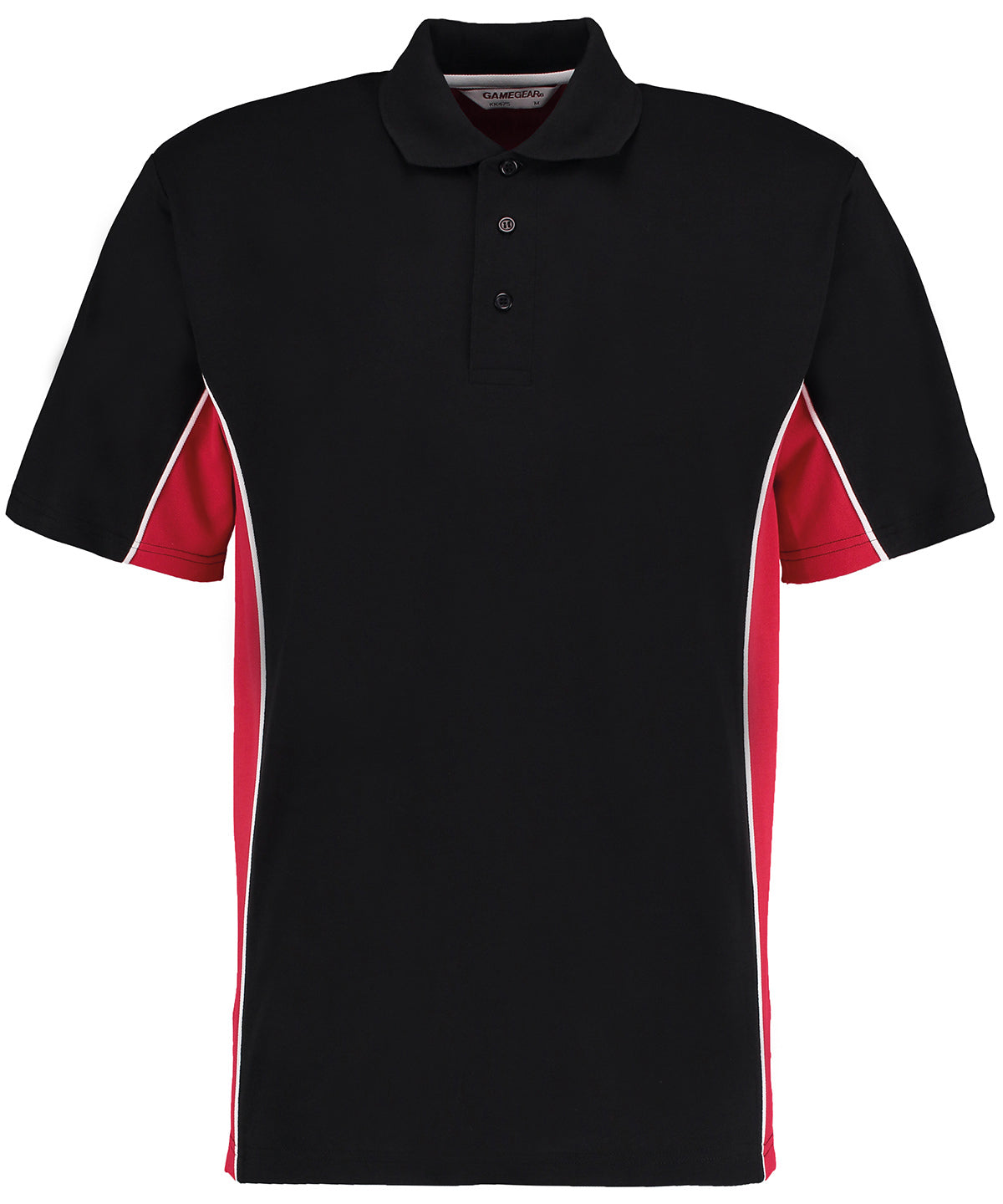 Track polo (classic fit) | black/red/white