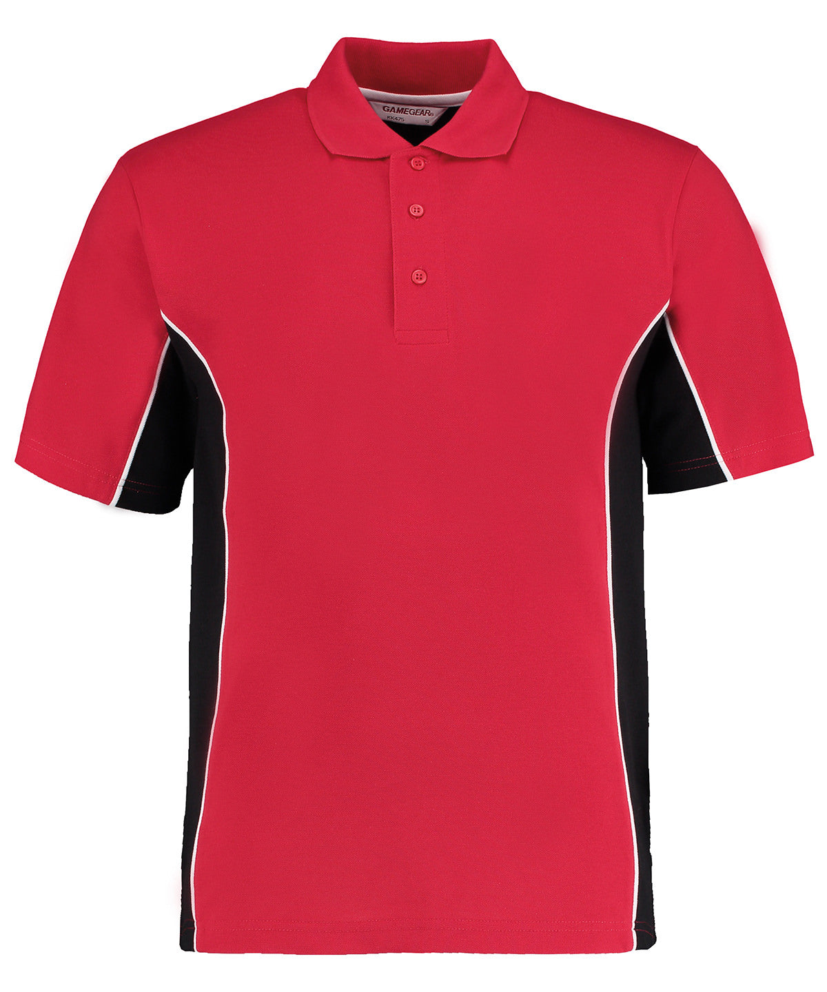 Track polo (classic fit) | red/black/white