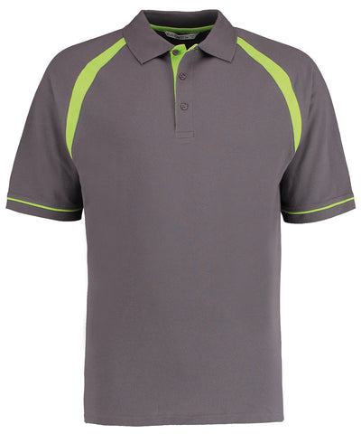 Oak hill polo (classic fit) | charcoal/lime