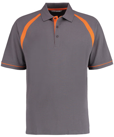 Oak hill polo (classic fit) | charcoal/orange