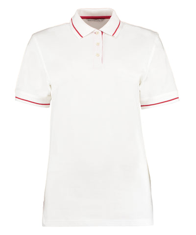 Womens St Mellion polo (classic fit) | White/Red
