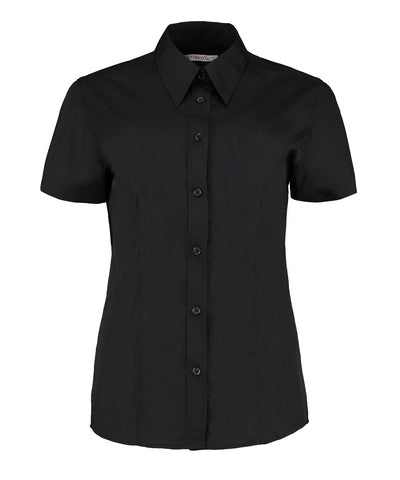 Womens workforce blouse short-sleeved (classic fit) | black