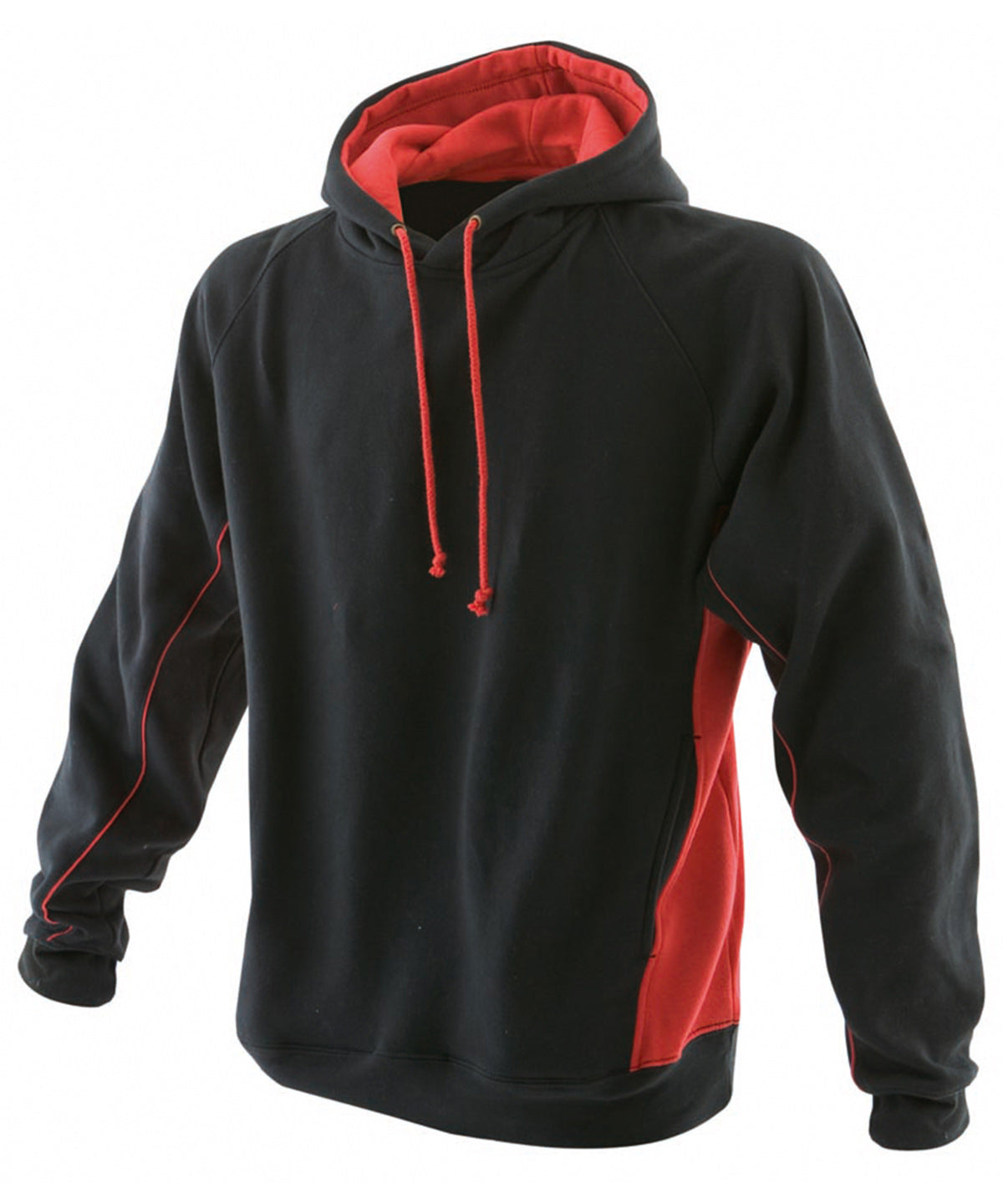 Pullover hoodie | black/red