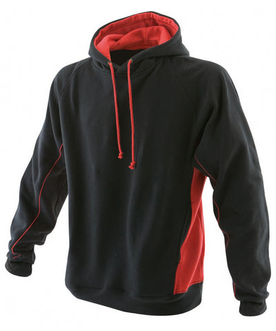 Pullover hoodie | black/red