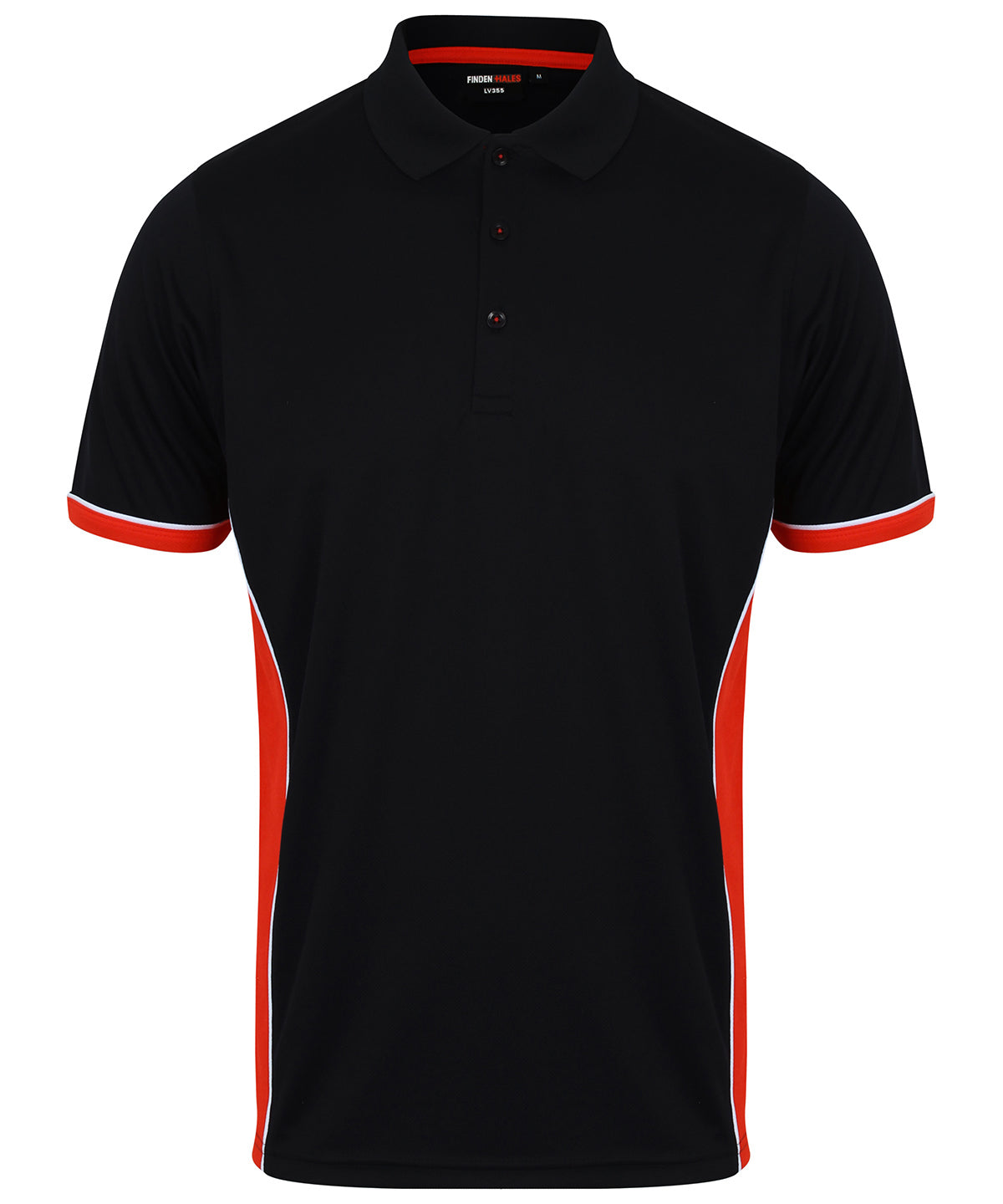 Panel polo | black/red/white