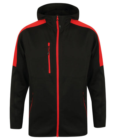 Active softshell jacket | black/red