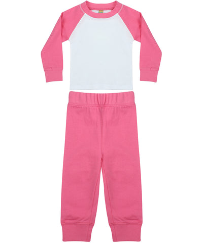 Childrens pyjamas | candyfloss pink/white