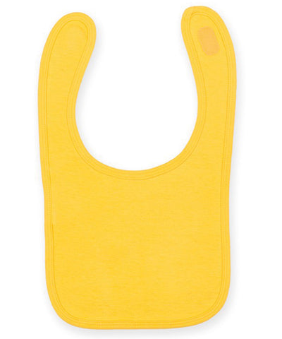 Plain and contrast bib | sunflower