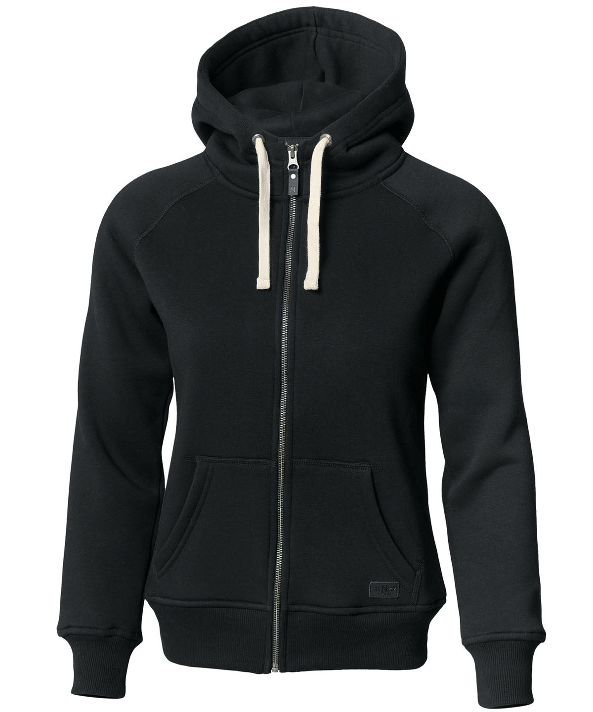 Womens Williamsburg  fashionable hooded sweatshirt | Black