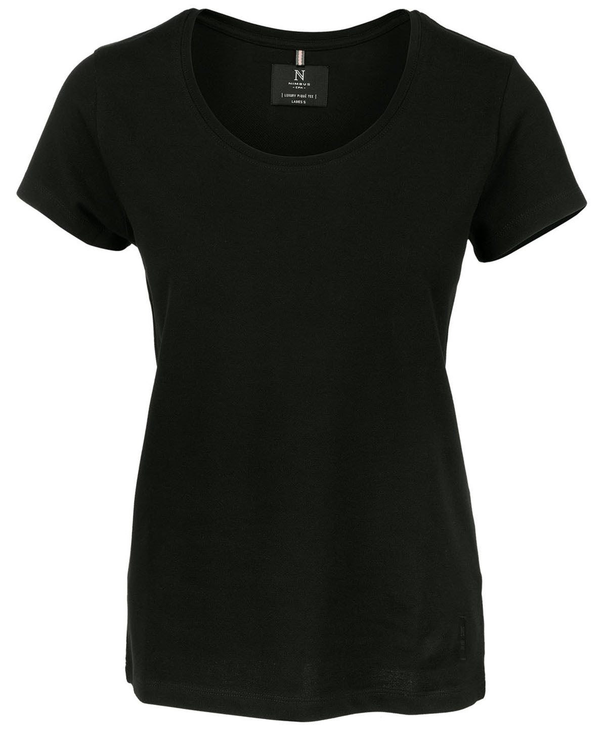 Womens Danbury  the piqu tee | black