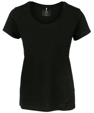 Womens Danbury  the piqu tee | black