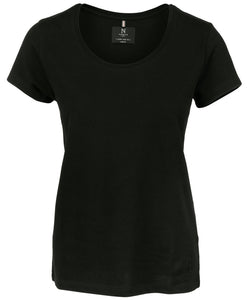 Womens Danbury  the piqu tee | black