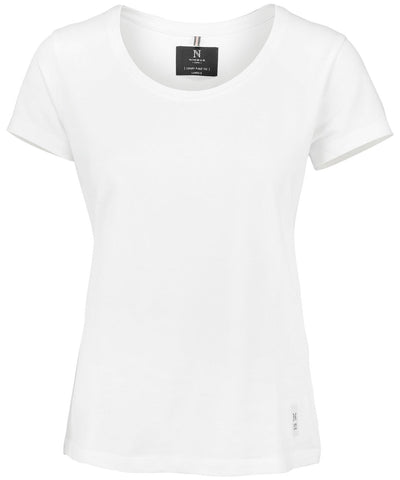 Womens Danbury  the piqu tee | white