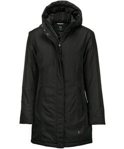 Womens Mapleton  urban tech parka jacket | black