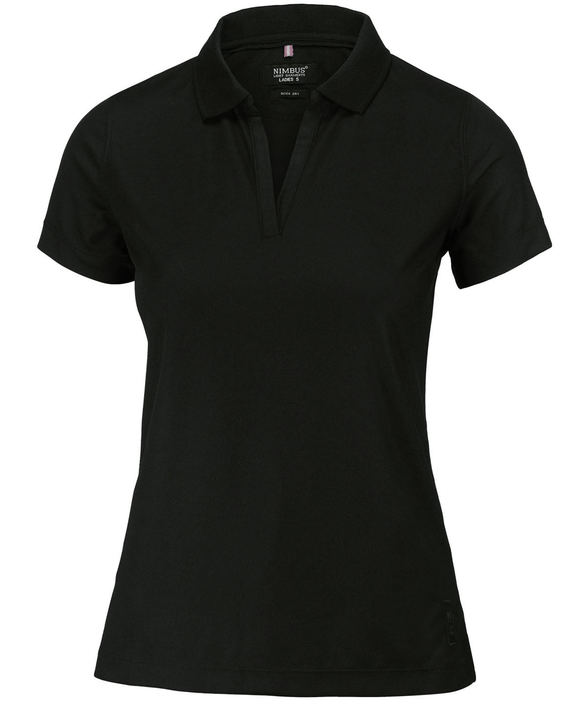 Womens Clearwater  quick-dry performance polo | black