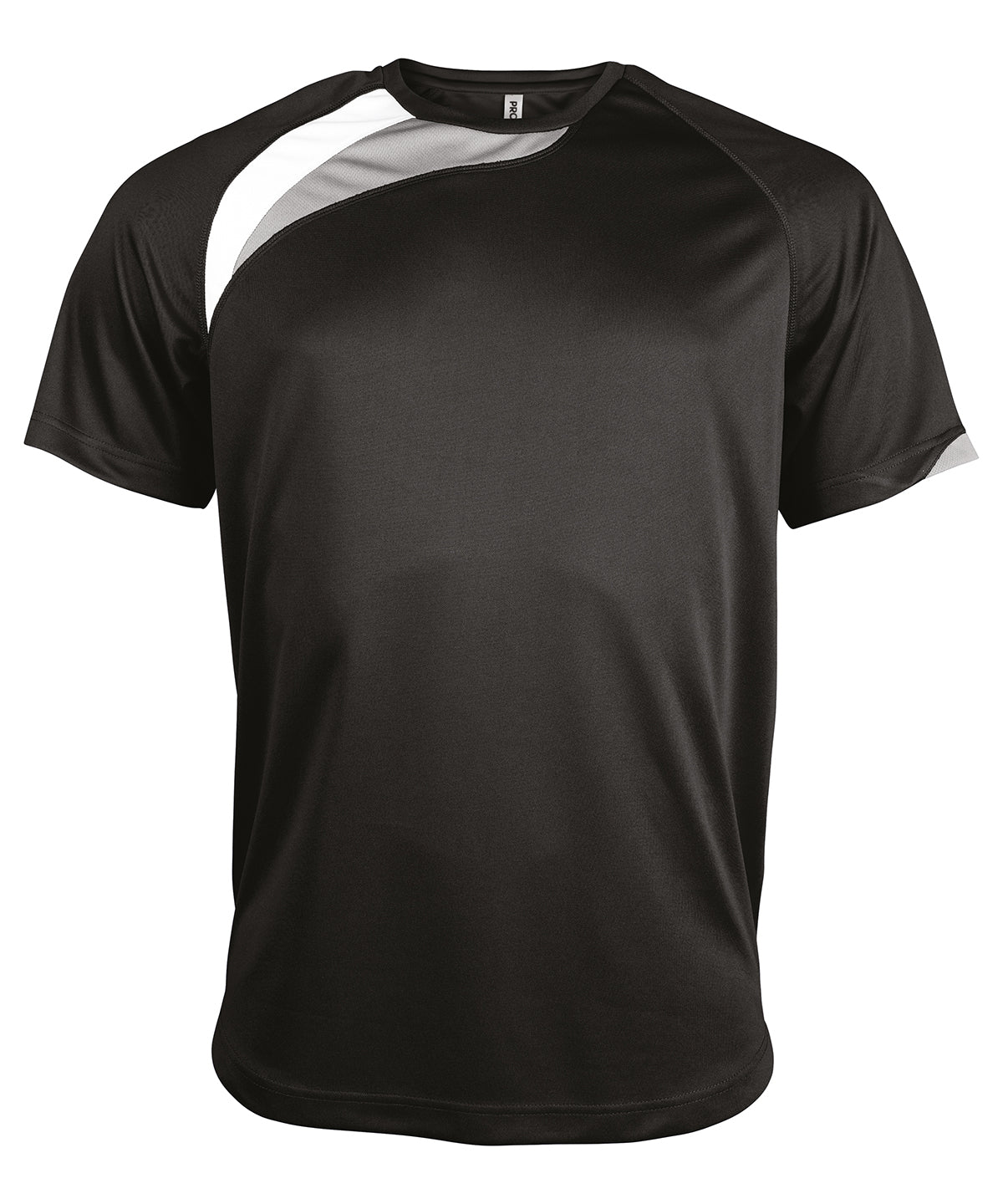 Adults short-sleeved jersey | black/white/storm grey