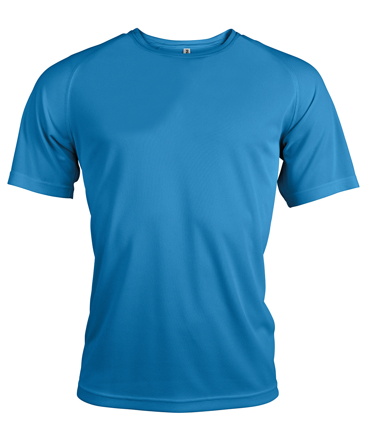 Mens short-sleeved sports T-shirt | aqua