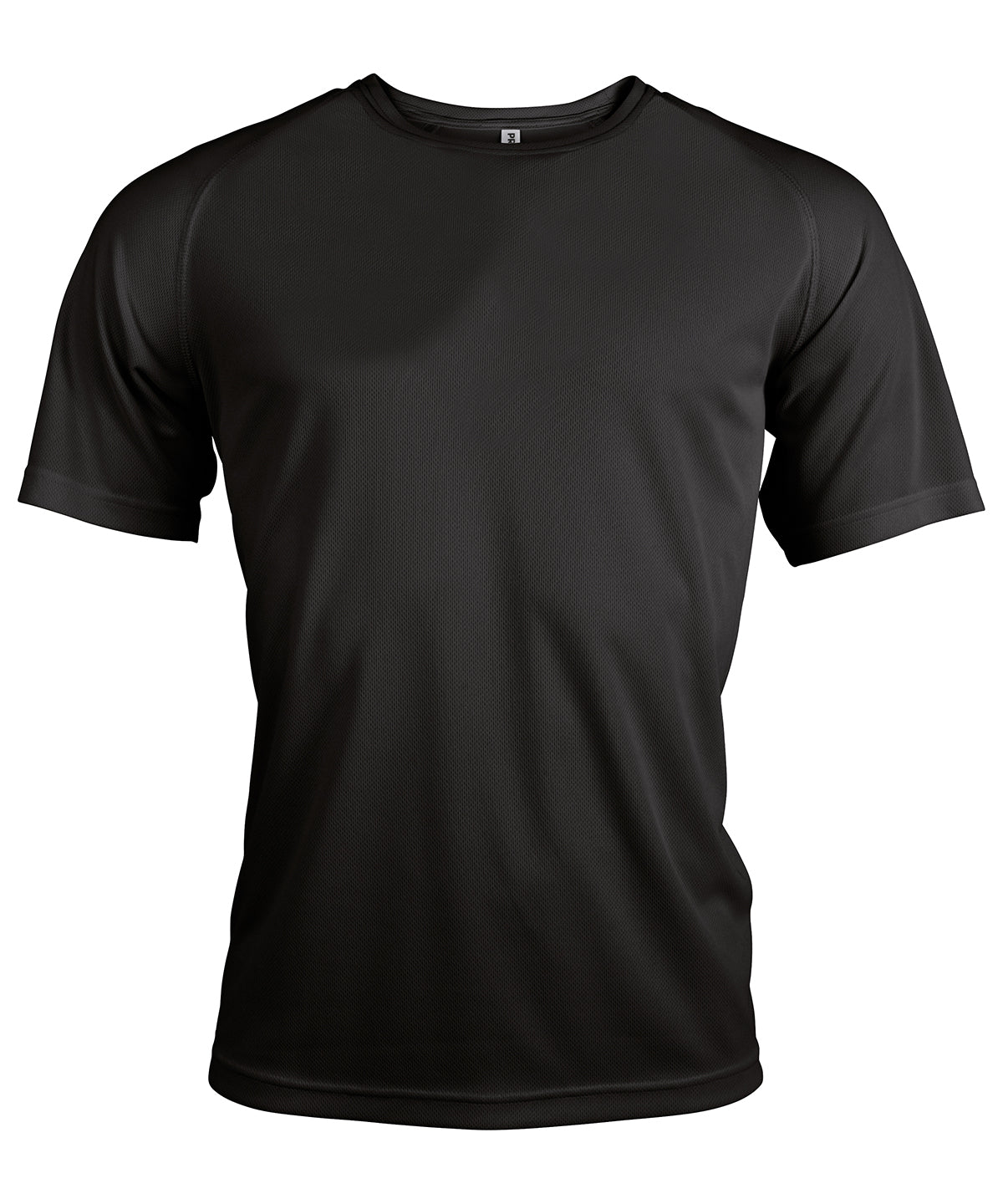 Mens short-sleeved sports T-shirt | black