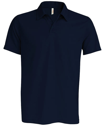 Mens short-sleeved polo shirt | navy