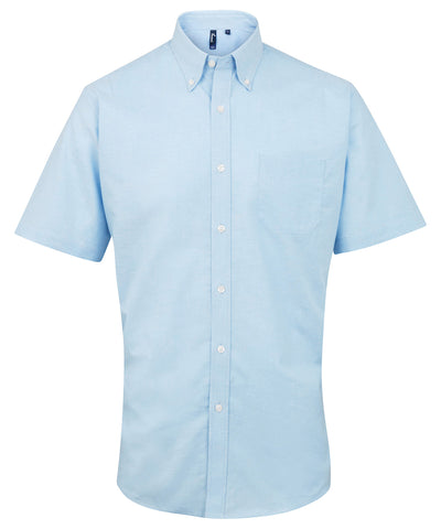 Signature Oxford short sleeve shirt | Light Blue