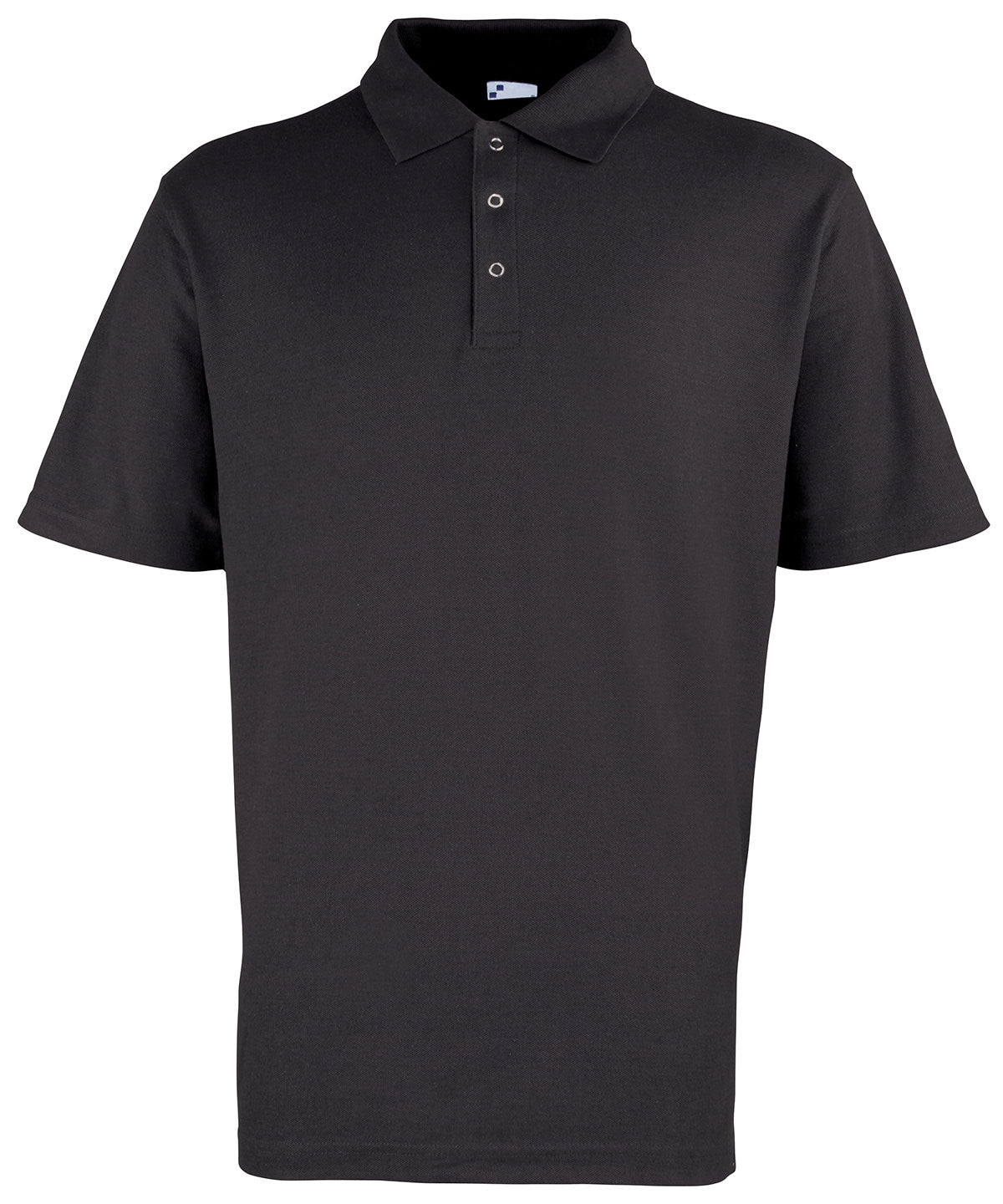 Stud polo | black