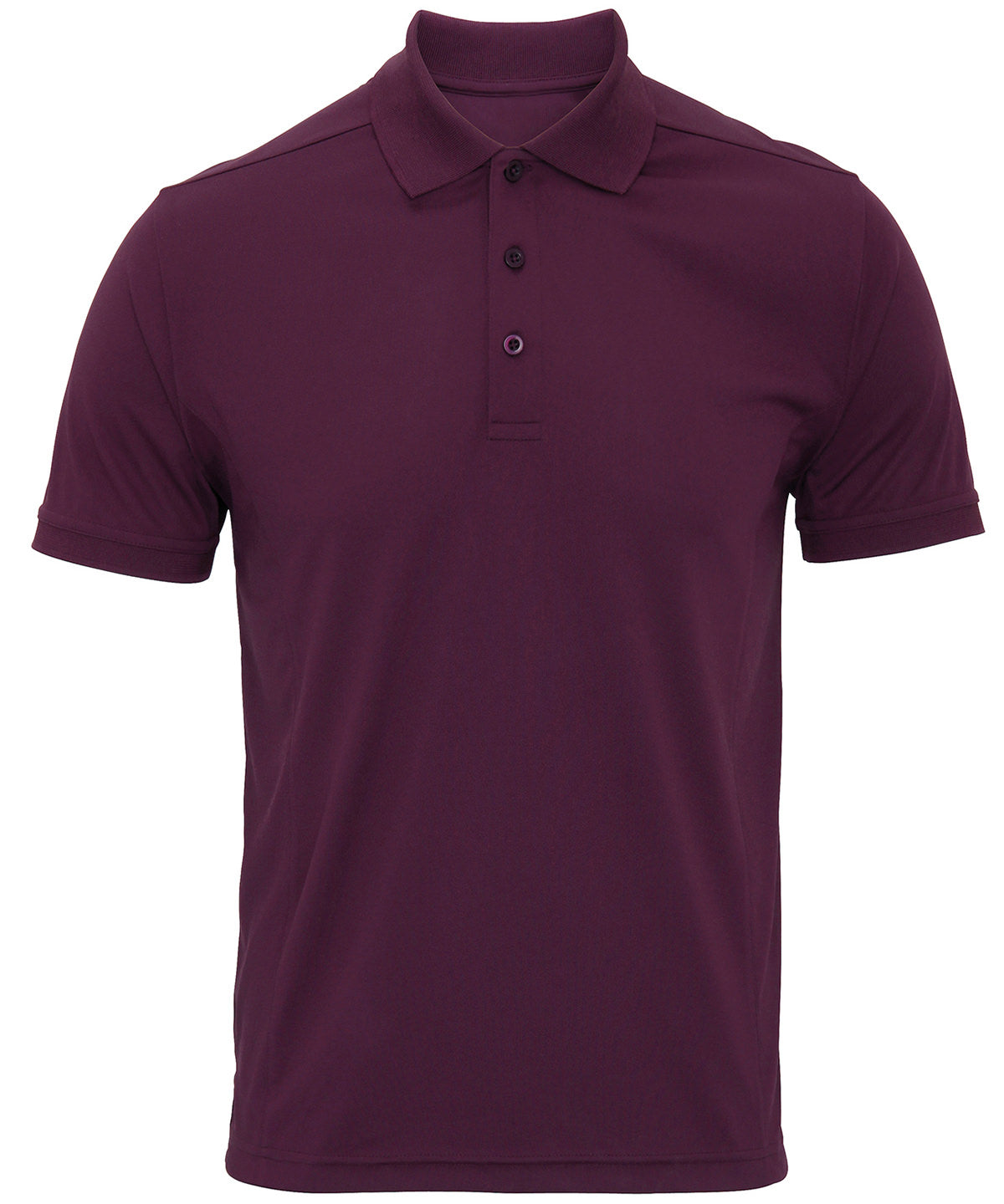 Coolchecker® piqu polo | aubergine