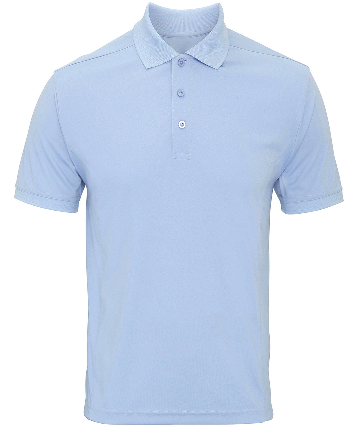 Coolchecker® piqu polo | light blue