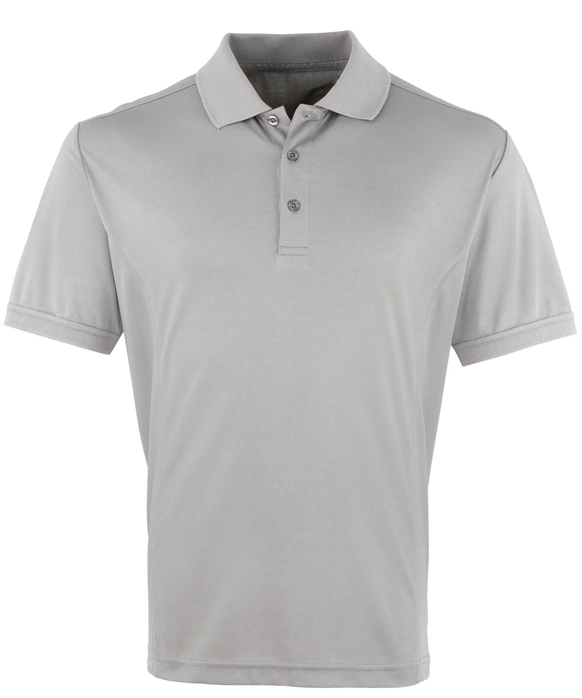 Coolchecker® piqu polo | silver
