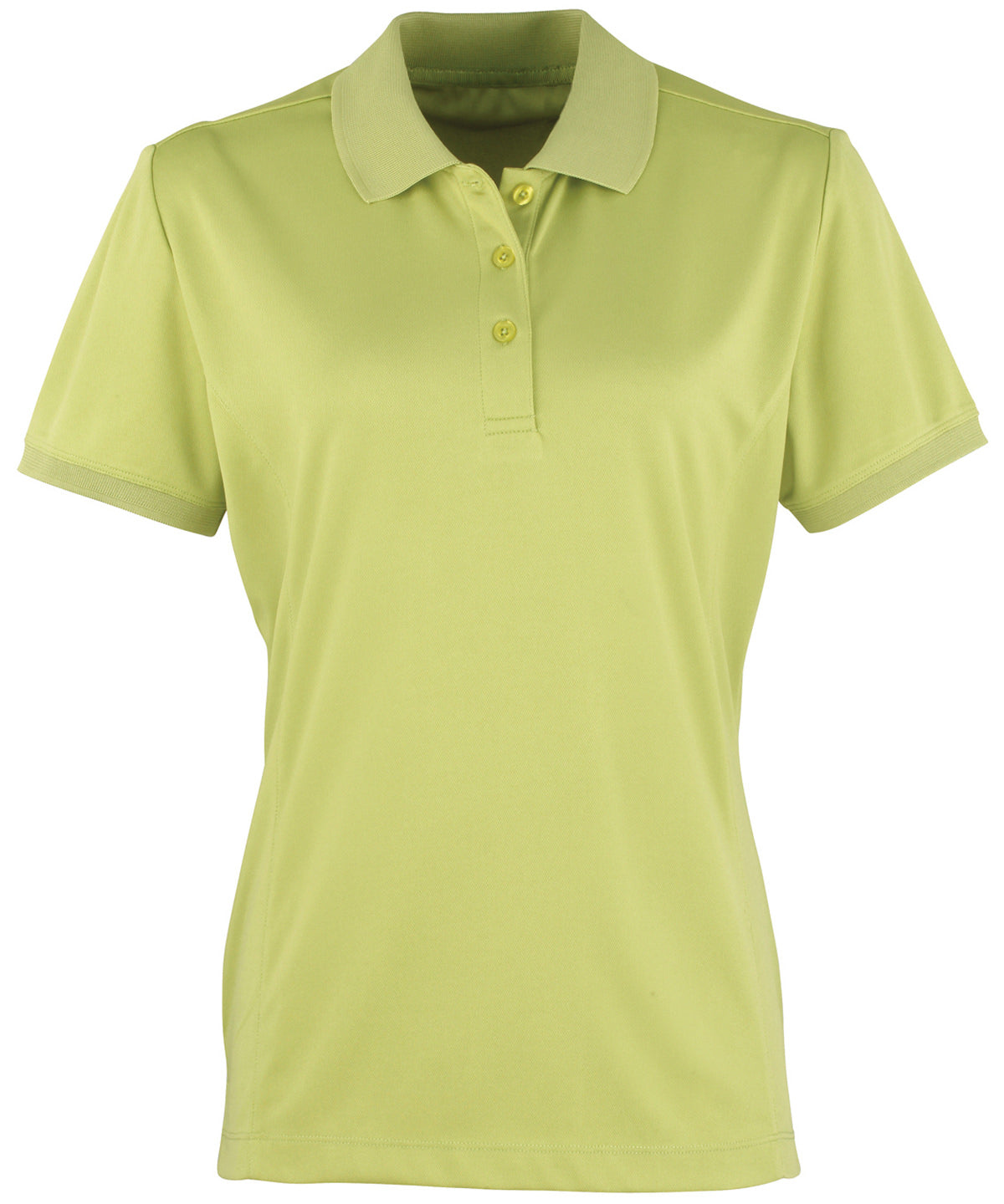 Womens Coolchecker® piqu polo | lime