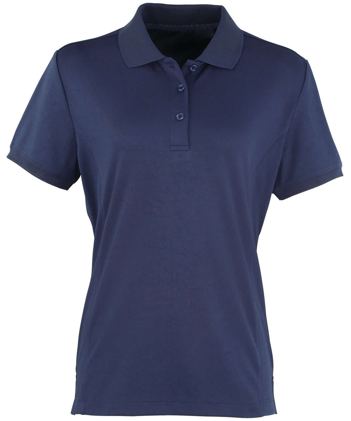 Womens Coolchecker® piqu polo | navy