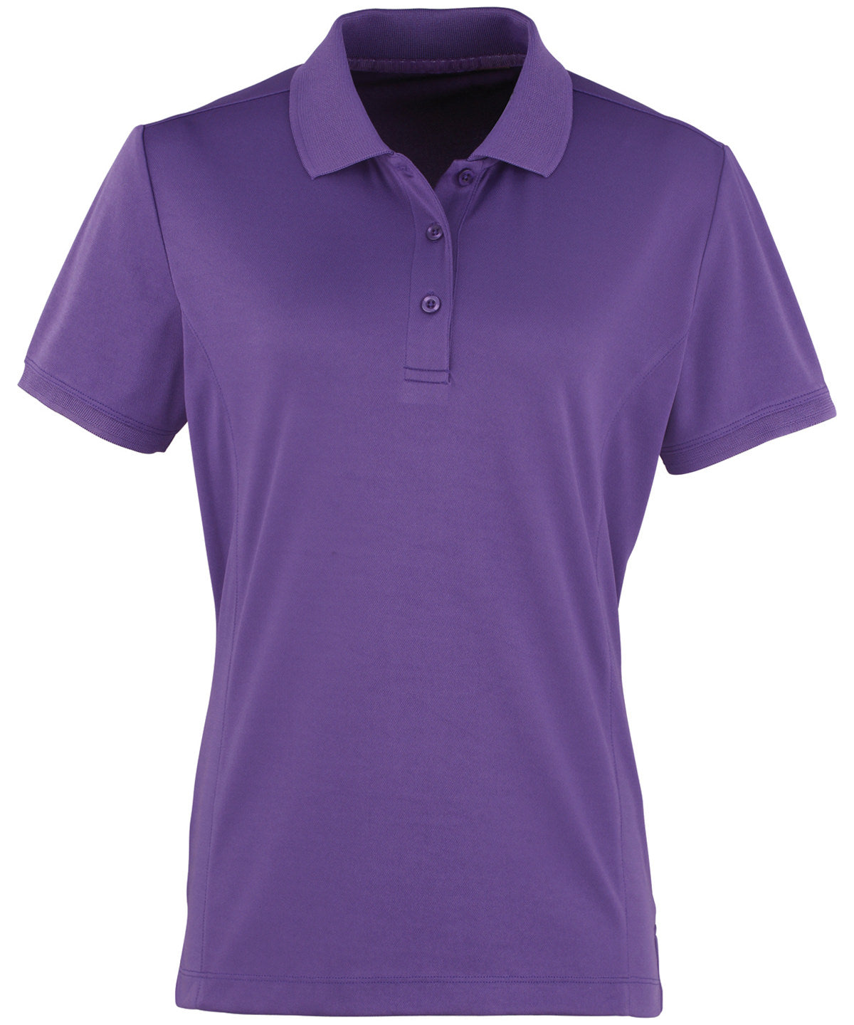 Womens Coolchecker® piqu polo | purple