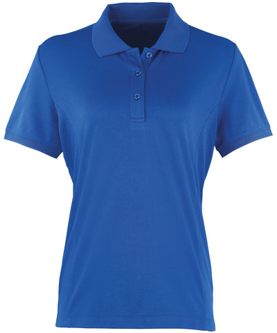 Womens Coolchecker® piqu polo | royal