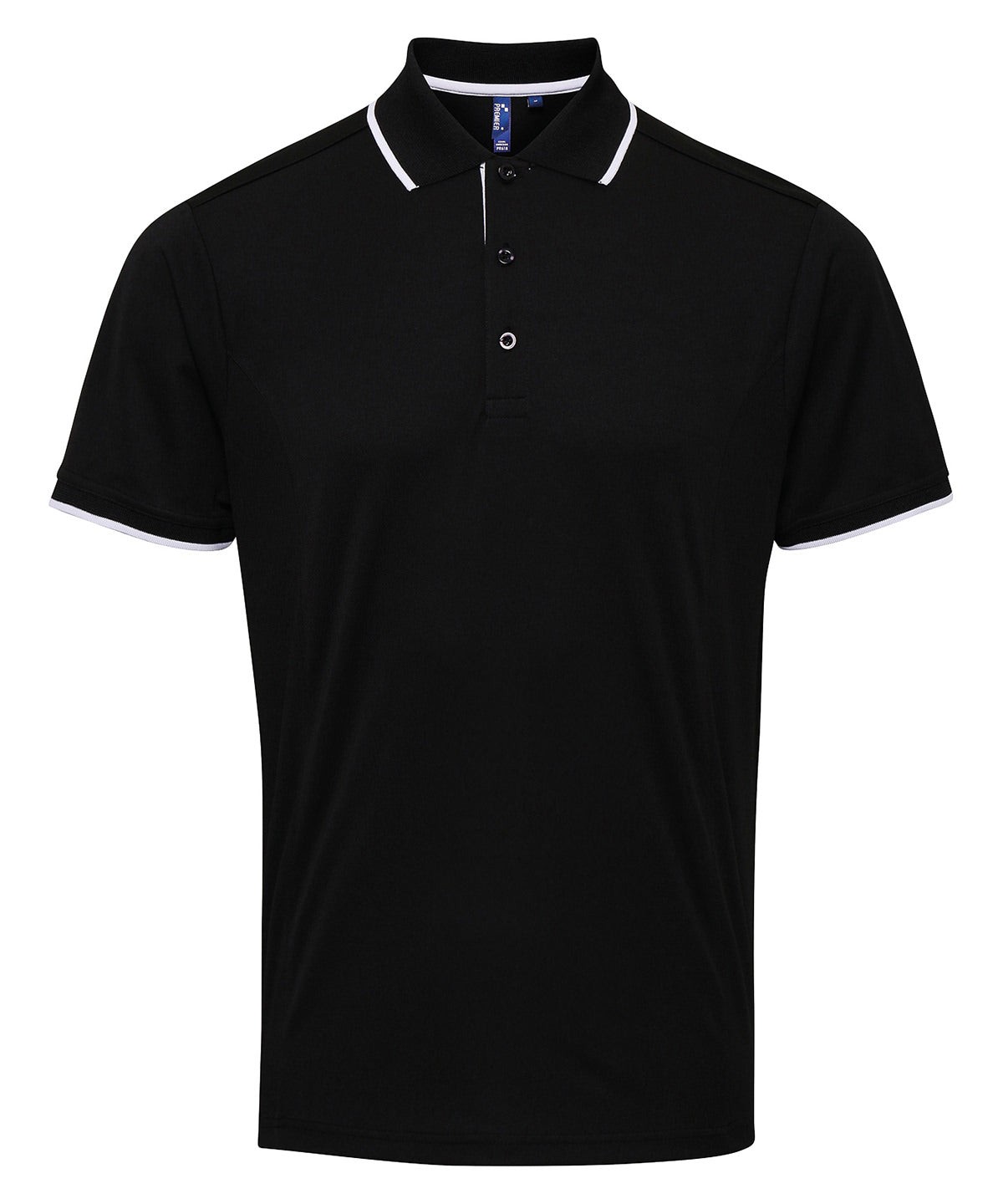 Contrast Coolchecker® polo | black/white