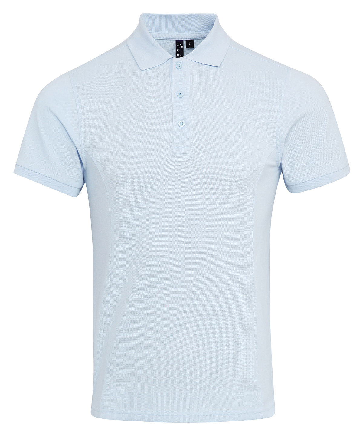 Coolchecker® plus piqu polo | light blue