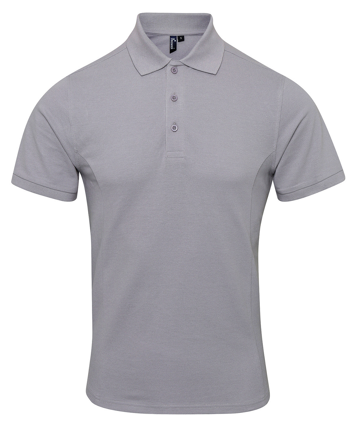 Coolchecker® plus piqu polo | silver