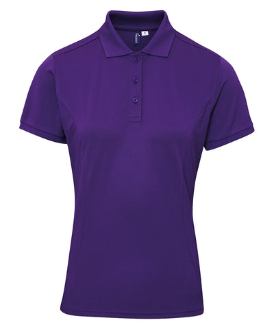 Womens Coolchecker® plus piqu polo | purple