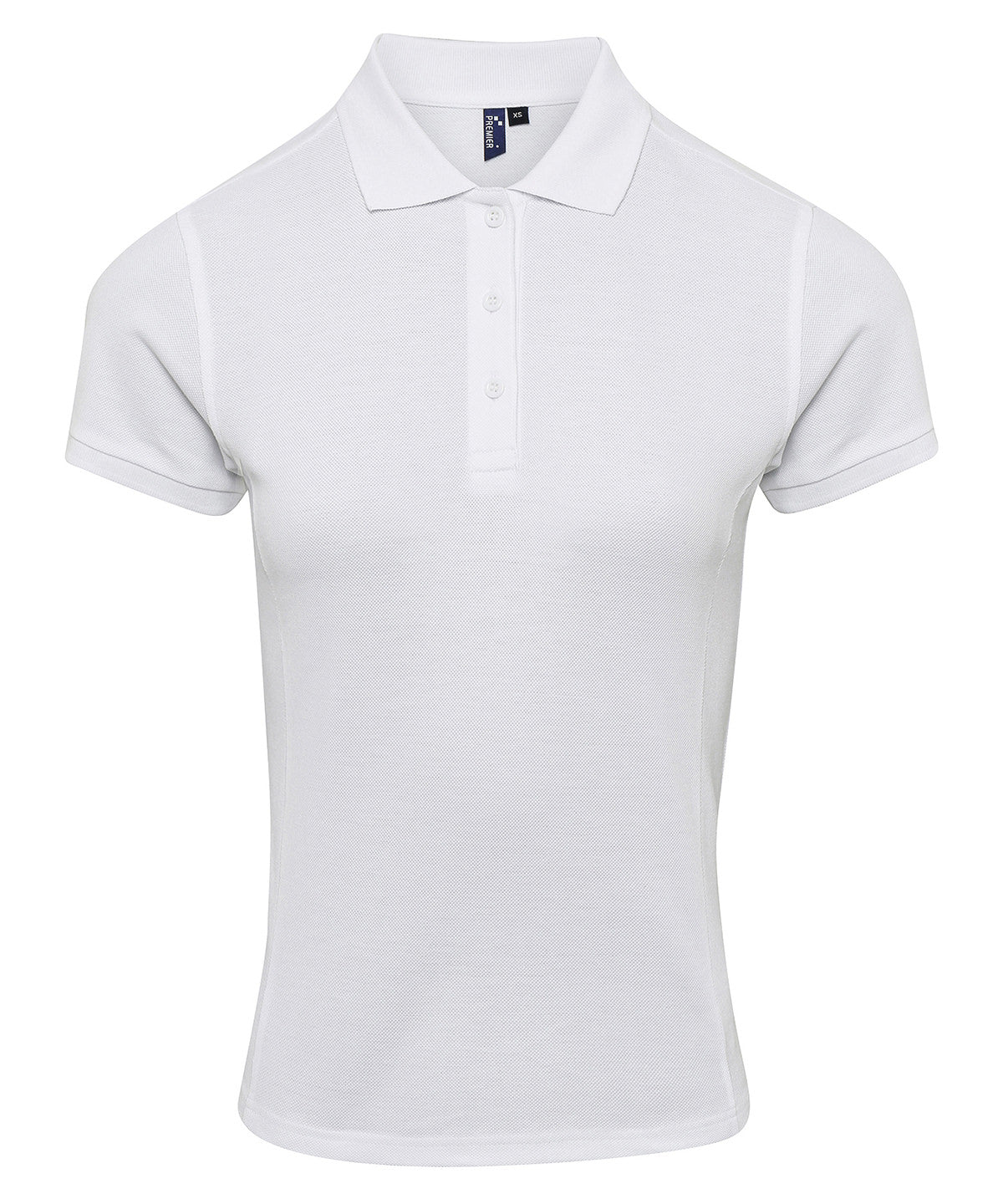 Womens Coolchecker® plus piqu polo | white