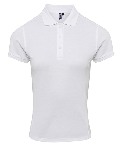 Womens Coolchecker® plus piqu polo | white