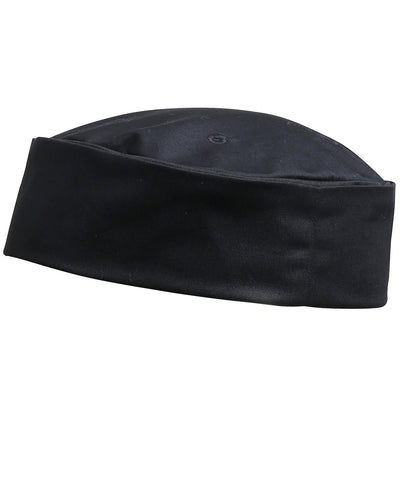 Turn-up chefs hat | black