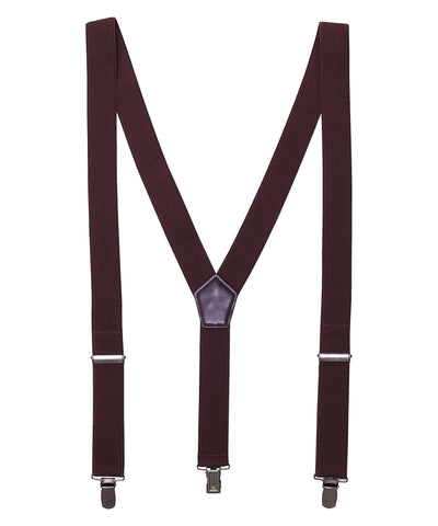 Clip-on trouser braces | brown
