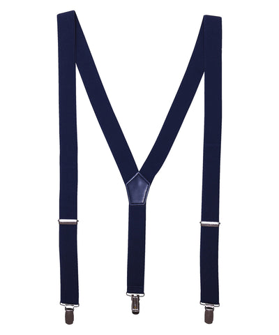 Clip-on trouser braces | navy