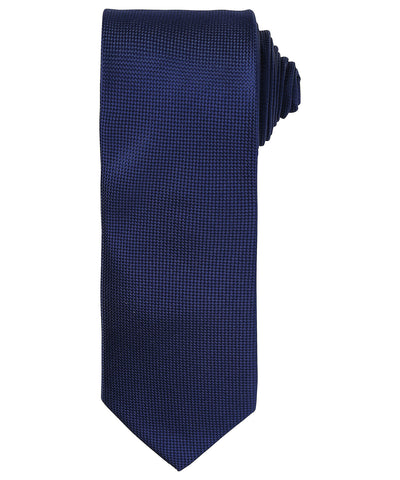 Micro waffle tie | navy