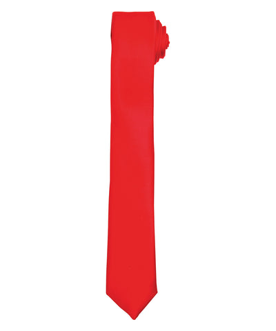 Slim tie | red