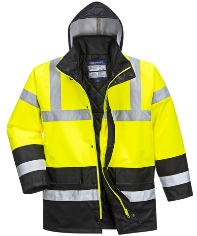 Hi-vis traffic jacket (S466/S467) | yellow/navy