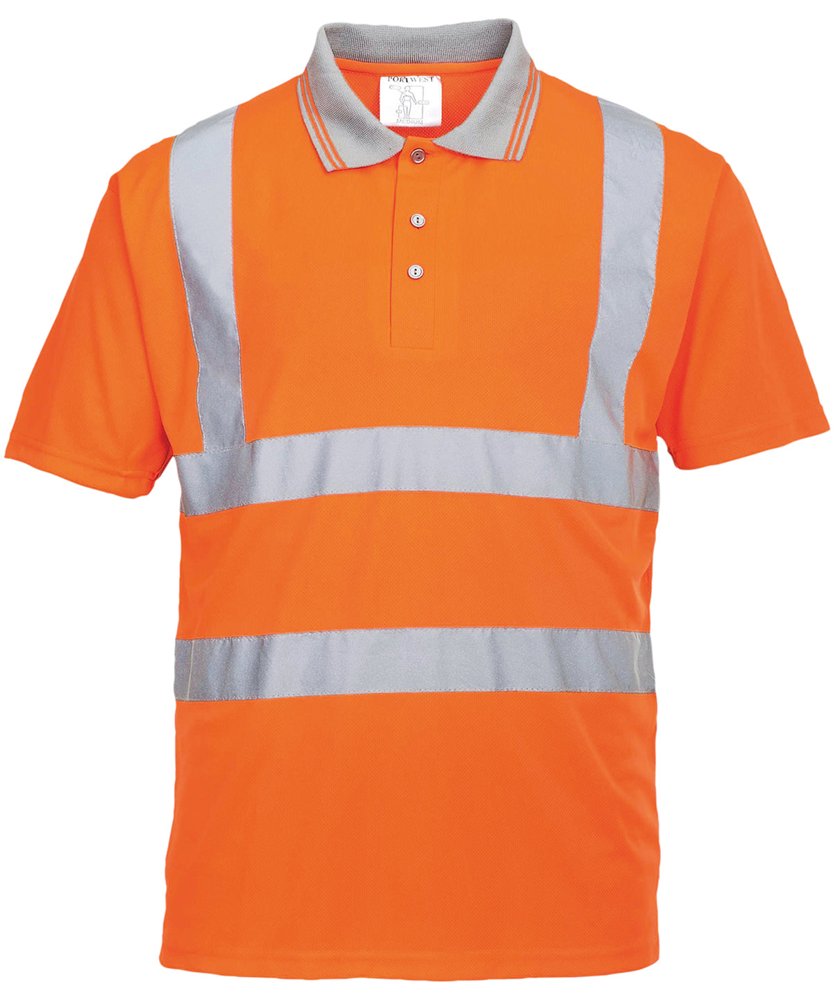 Hi-vis short sleeved polo (S477/RT22) | orange