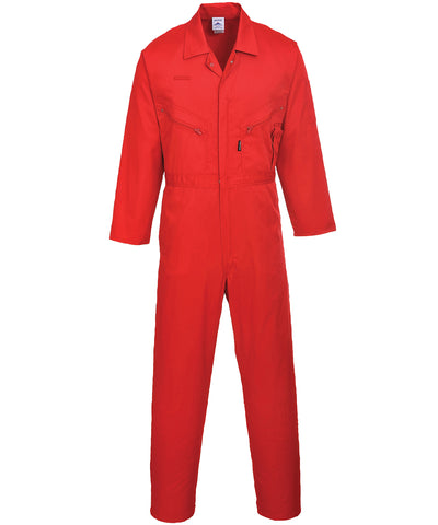 Liverpool zip coverall (C813) | red