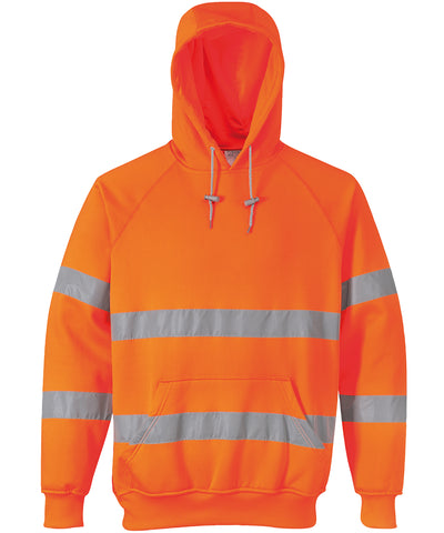 Hi-vis hooded sweatshirt (B304) | orange