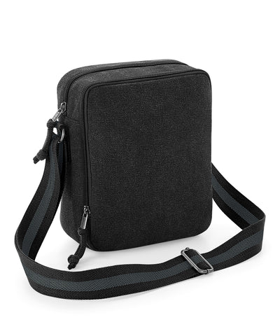 Vintage canvas mini reporter | vintage black